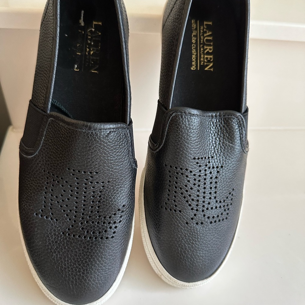 Ralph Lauren Jarret sneaker Black size 7.5B